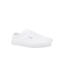 Lacoste Men's Lace Base Sneaker, White, 8
