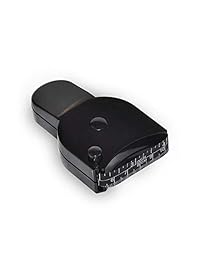 wintape 80" 80.7 inch cuerpo de la cintura cinta métrica con botón, medición de cintura y brazos, Negro