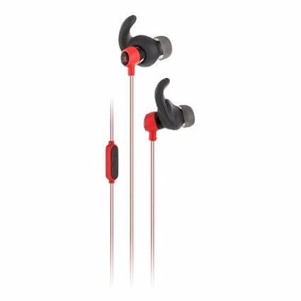JBL Reflect Mini Intrauriculares Deportivos Resistentes al Sudor con Cable Altamente Reflectante, Mando de Control de 1 botón y micrófono,...