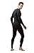 Tesla BU-MHS100-BLK_X-Large Blank Men's Microfiber Fleece Lined Top & Bottom Set MHS100