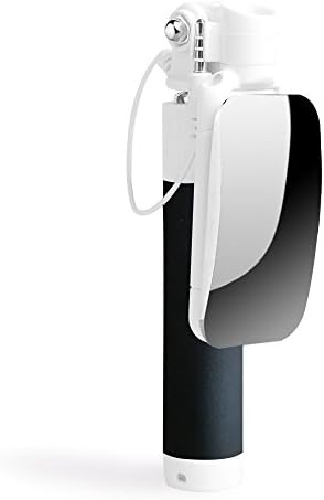 Selfie Stick Extendable Monopod With Mirror For IPhone 6s 6 Plus 5s 5 Android Samsung Galaxy S7 Edge/S4 Smart Phones(Black)