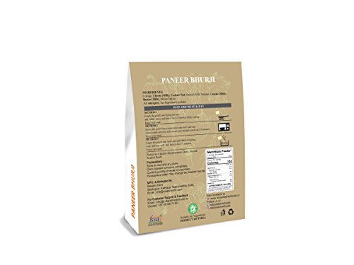 Indian Kitchen Foods Gourmet Indian Entree Ready in 5 min Freeze Dried Vegan/Vegetarian Pav Bhaji, Punjabi Chole, Dal Fry, Dal Makhani, Paneer Bhurji, Palak Paneer, Veg Kolhapuri, Variety Pack of 7