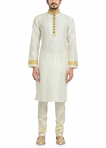 manyavar men's silk kurta pyjama