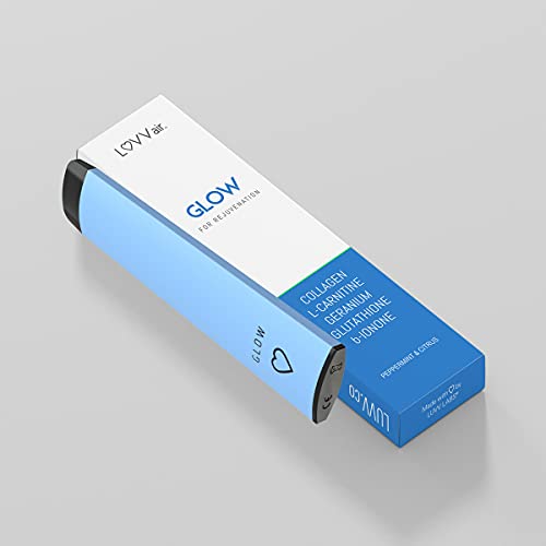 glutathione inhaler amazon Optimal Health Systems Essential | Super Antioxidant + Potent Vitamin C + Electrolytes | Tri-peptide Glutathione Anti-Aging Supplement LUVV Air Glow Collagen Inhaler