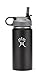 WaterFit Straw Lid Paracord Handle - Cap Holder Strap for Flask Wide Mouth - Accessories for Sport Hydro Water Bottles 18 oz 32 oz 40 oz 64 oz - 2 Straws and Straw Brushes (Gray/Black cover+Paracord)