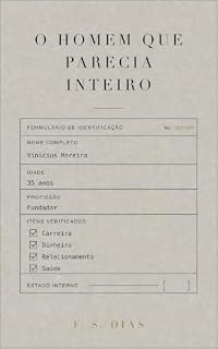 Livro O Homem Que Parecia Inteiro