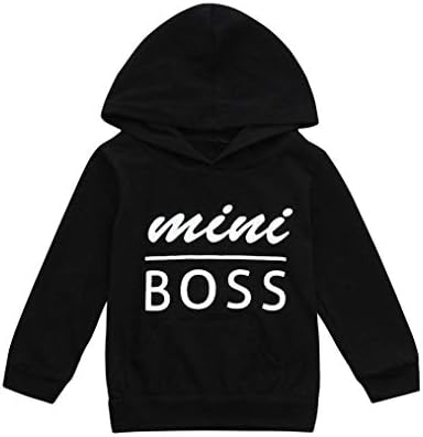 Baby Sweatshirts, Toddler Boys Hooded Infant Letter Blouse Hoodies Tops Blouse