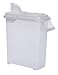 Large (Up to 22lb) Fresh Dry Dog & Cat Food Plastic Storage Container With Flip Lid & Pour Spout For Pet Food, and Bird Seed, BPA Free by Buddeez primary