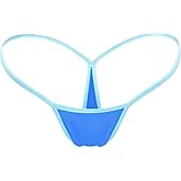 HEROPIE G string Thongs for Women, Vibrant Low Rise Micro Thong Breathable Comfortable Seamless Bikini Bottom No Show Panties