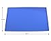 ONME Dog Feeding Mat, FDA Grade Silicone Waterproof Pet Food Mat, Non Slip Dog Bowl Placemat (Blue)