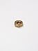 QSC 1/4-28 LHJN, 1/4-28 Steel Left Hand Jam Nut, Gold Zinc Plated