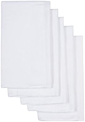 SMTF Baby Diaoers 3-Ply Prefold Cloth Diapers, White, Pack of 10
