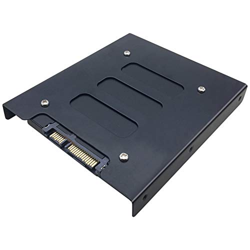 2 Pack SSD Mounting Bracket, Yeung Qee 2.5" to 3.5" SSD HDD Hard Disk Drive Bays Holder Metal Mounting Bracket Adapter for PC (Bracket)