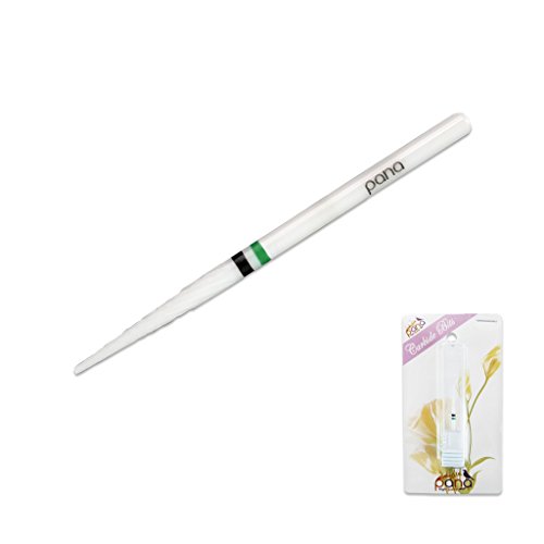 Pana Professional - White Under Nail Cleaner Ceramic Bit 3/32" Shank Size - Nail Drill Bit for Dremel Machine