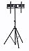Elitech Steel Portable Plasma or LCD TV Stand with Tripod Legs for up to 55