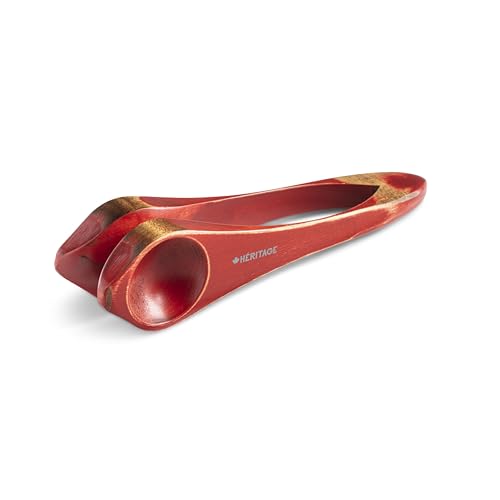 Heritage Musical Spoons Percussion Instrument, handgefertigtes kanadisches Ahornholz, natürlicher Holzfolk-Sound, tolles Geschenk für alle Altersgrupp