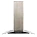 AKDY 36 in. Convertible Kitchen Island Mount Range Hood in Stainless Steel with Tempered Glass and Dual Touch Controls
