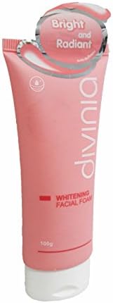 2 packs of Divinia Whitening Facial Foam. Cleansing, Illuminating and Soothing. (100 g/ pack)