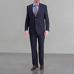 J.M. Haggar Men's Suit Jacket Pant, Dark Navy, 44