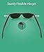 Polarized Bamboo Wood Sunglasses For Men & Women Featuring 11 LAYERED Lens |Wood Sunglasses With Distortion Free, Anti-Reflective & Anti-Scratch Lens -Light Weight Bamboo Sunglasses Wood Frame