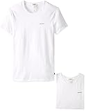Diesel Men's Randal 2 Pack Essentials Crew Neck T-Shirt, White, Medium