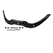 Black Iron Windshield Windscreen Trim Fit for Harley-Davidson Touring Road Glide Models 2004-2013
