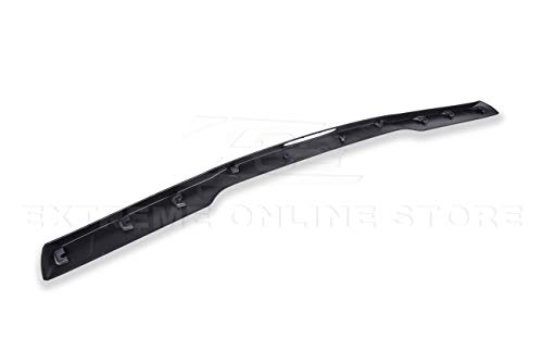 Extreme Online Store for 2005-2013 Chevrolet Corvette C6 All Models | ZR1 Style Rear Trunk Lid Wing Spoiler with Hardware Included (ABS Plastic - Painted Matte Black)