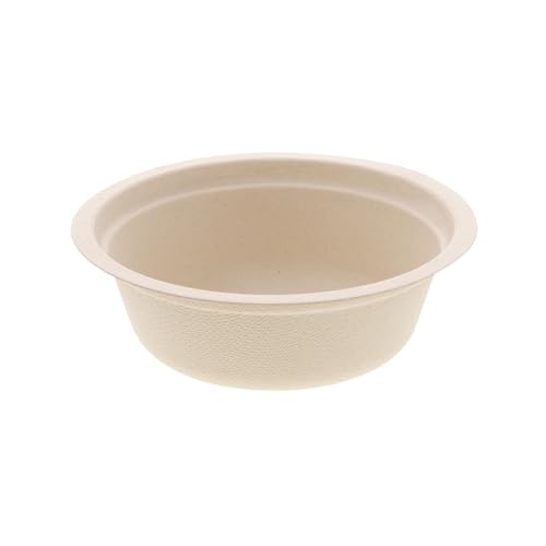 シモジマ ヘイコー 使い捨て 紙皿 バガスどんぶり 業務用 徳用プレート クラフト 350ml 50枚 004466174