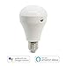 Fox&Summit FS-LB100 LED Light Bulb, Dimmable, Multi-Color, WiFi Enabled Smart Light Compatible with Alexa and Google Assistant, No Hub Required
