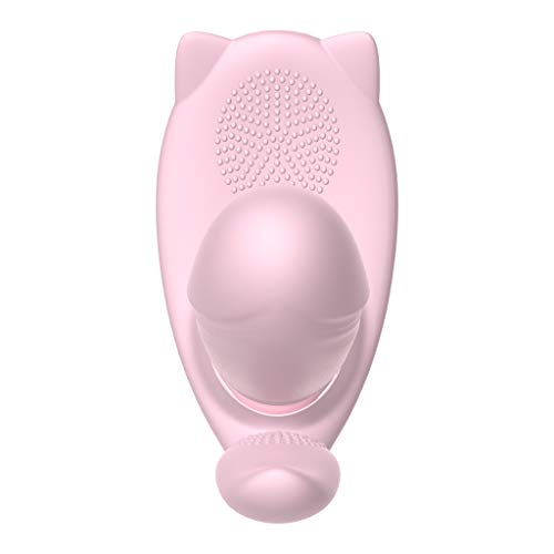 Meimei367 Wearable Heating Butterfly Vib Remote Control Toy For Women - Water-proof, 9-speeds, USB Charge, Pink Party Supply