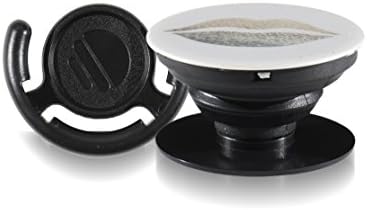 EZPop! Collapsable Expanding Grips for Smartphones &amp; Tablets + Car Mount Bundle (Lips)