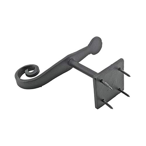 Shutter Dog Rat Tail Hand Iron Black Rustproof Set Of 6 Pairs