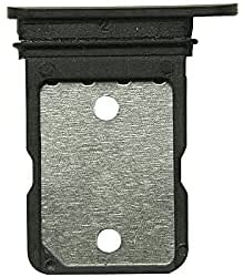 SIM Card Holder Tray Slot Micro SD Adapter Socket Replacement Compatible with Google Pixel 5 Black