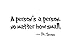 Toprate(TM) Quote Dr Seuss A person's a person,no matter how small, Wall Art Vinyl Decals Stickers Quotes and Sayings Home Art Decor Wall Sticker Decal Love Kids Bedroom