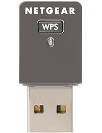 Netgear N150 Micro adaptador Wi Fi USB, Negro, Plateado