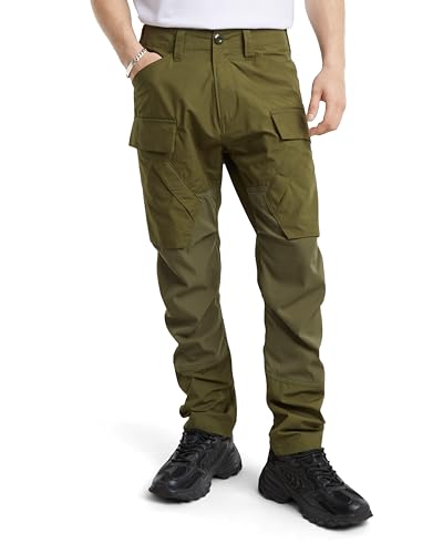 G-Star Men's 3D Regular Tapered Cargo Pants 3.0, Green (dk moss D25185-C973-4674), 31W / 32L