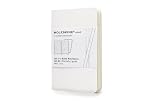 Moleskine Volant Notebook (Set of 2 ), Extra Small, Ruled, White, Soft Cover (2.5 x 4)