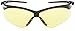 KIMBERLY-CLARK 25659 Jackson Safety V30 Nemesis Safety Glasses, Black Frame, Amber Lens