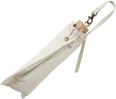 小川 Ogawa クイックオープン 折りたたみ晴雨兼用刺繍日傘 手開き 50cm 6本骨 ディズニー 塔