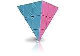 Playwin  Aliens Speed Cube New Generation Triangle Pyraminx, 4 Color No-sticker. (Candied Color)
