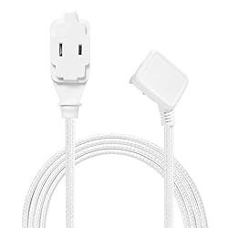 Globe Electric 22811 9ft Fabric Extension Cord, 3