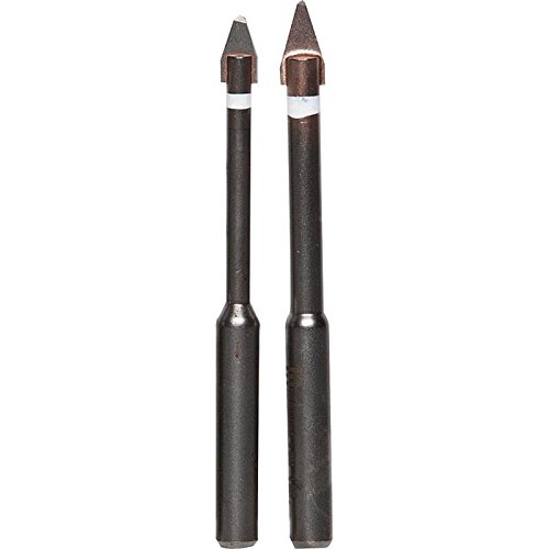 Alpen 300002100 Porcelain/Gres Tile Drill Bit "Keramo Extreme" 14-8mm 2 Pcs., 0 V, Grey