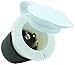 Journeyman-Pro 5278W 15 Amp 120-125 Volt, NEMA 5-15 Flanged Inlet, White Commercial Grade, 2 Pole-3 Wire, Straight Blade 110V/115V RV Shore Power Plug Charger Receptacle (Front & Back Cover)