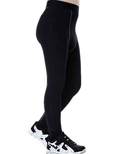 image for CVVTEE Boys Compression Pants Base Layers Soccer Hockey Tights Athleti