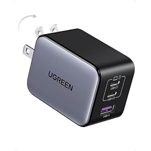 UGREEN NexodeX 65W充電器 USB-C*2とUSB-A*1 最小クラスPD急速充電器 X754
