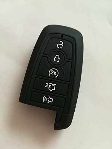 TCKEY Black Key Cover for 2017 2018 Ford Explorer Ford F-250 Super Duty F-450 F-350 Super Duty Ford Explorer Smart Proxy F250 JL1T-15K601-BA 2017 2018 2019 Ford F-150 Raptor M3N-A2C931426