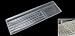 Uxcell A09032000ux0007 Desktop Keyboard Skin Protector Cover, Clear