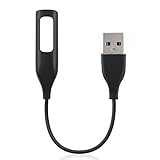 Fitbit Flex Cable, TecBillion Replacement USB Charger Cable Compatible for Fitbit Flex Band Wireless Activity Bracelet, Pack of 1, Black