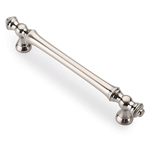 Asidrama Küchenschrankgriffe, gebürstetes Nickel, 12,7 cm, für Küchenschränke, Schubladen, Kommoden, 10 Stück