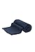 Manduka eQua Yoga Hand Towel - Quick Drying Microfiber, Lightweight, Yoga Accessories Easy for Travel, 16 Inch (40cm), Midnight Blue